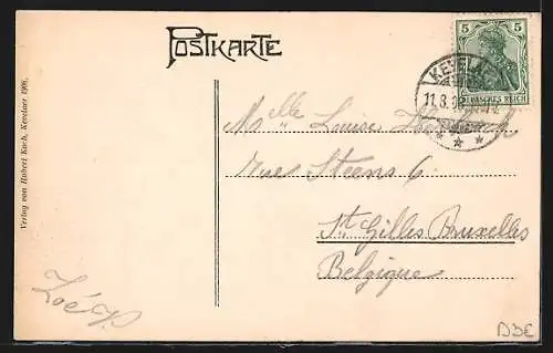 AK Kevelaer, Gesamtansicht mit der Kirche