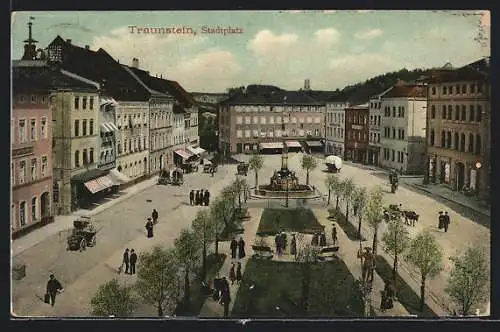 AK Traunstein, Stadtplatz