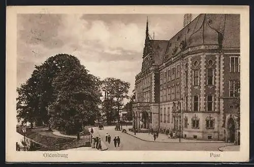 AK Oldenburg / Oldenburg, Partie am Postplatz