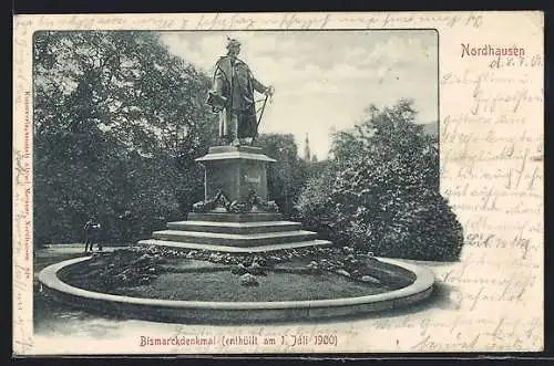AK Nordhausen, Am Bismarck-Denkmal