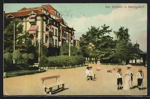 AK Heringsdorf / Seebad, Am Kurhaus