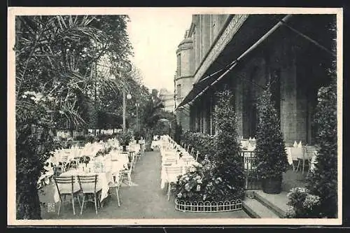 AK Berlin-Tiergarten, Weinhaus Rheingold, Terrasse, Potsdamer Platz