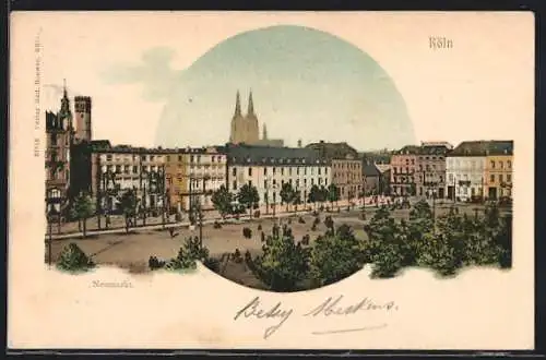 AK Köln, Blick über den Neumarkt