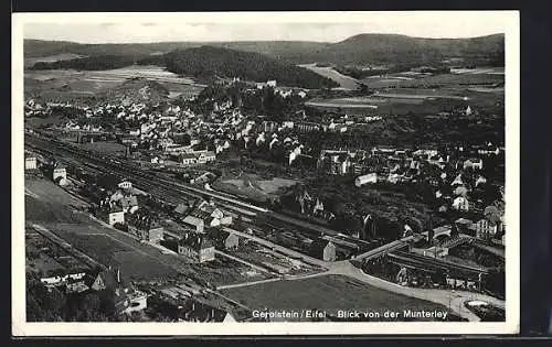 AK Gerolstein /Eifel, Blick von der Munterley