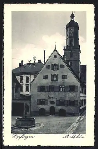 AK Bopfingen, Blick auf den Marktplatz