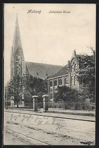 AK Misburg, Partie an der Lutherischen Kirche