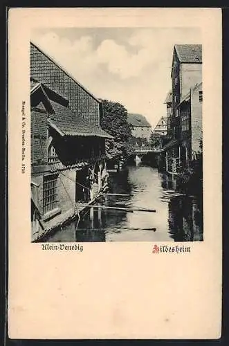 AK Hildesheim, Kanal in Klein-Venedig