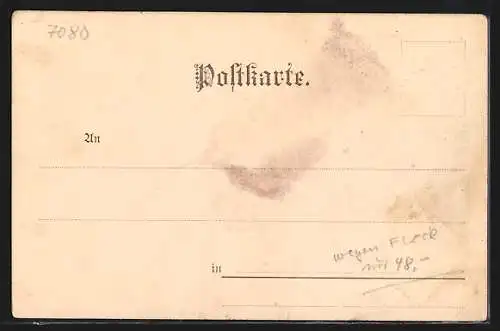 AK Aalen /Württ., Gustav Böhringers Gasthaus zum Bären Böhringer mit Strasse