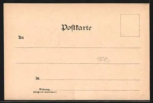 Lithographie Unterkochen, Kocher-Ursprung mit Elisabethen-Steg, Kollmann-Stein, Glashütte