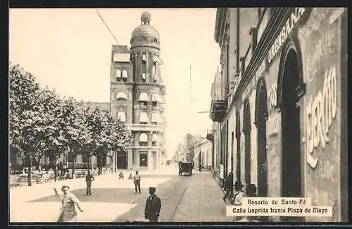 AK Rosario de Santa-Fé, Calle Laprida frente Plaza de Mayo