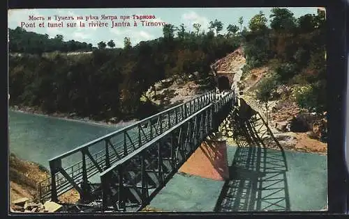 AK Tirnovo, Pont et tunel sur la rivière Jantra