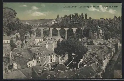 AK Luxembourg, Faubourg du Grund, Pont de Bissen