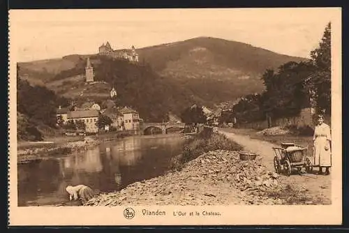 AK Vianden, L`Our et le Chateau