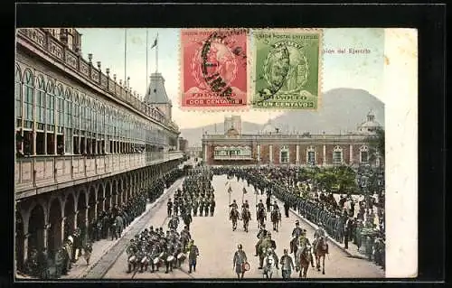 AK Lima, Militär-Parade im Zentrum