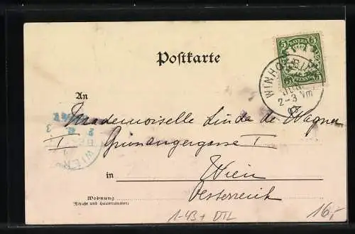 AK Winhöring, Schloss, Graf u. Gräfin Törring-Jettenbach