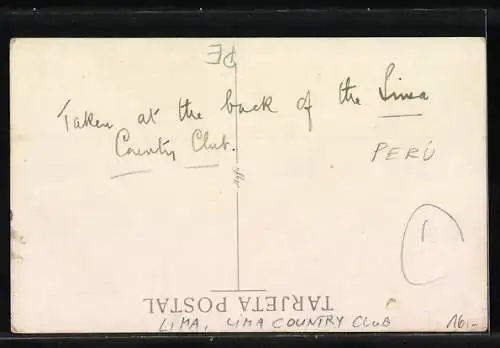 Foto-AK Lima, Lima Country Club