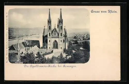 AK Remagen /Rhein, Die Apollinaris-Kirche