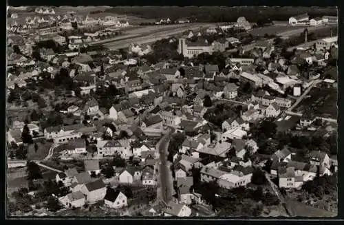 AK Baumbach /Westerwald, Gesamtansicht vom Flugzeug aus