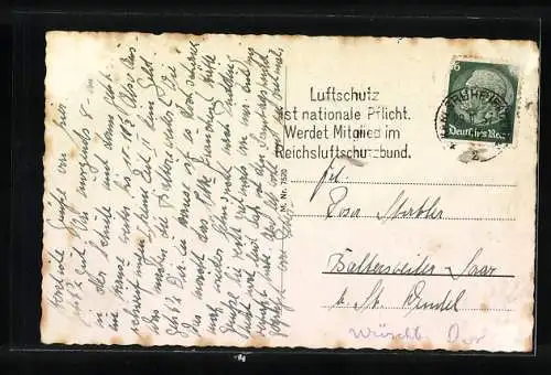 AK Karlsruhe, Denkmal am Kaiserplatz