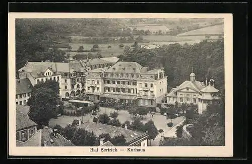 AK Bad Bertrich, Das Kurhaus und die Hotels zum Kurplatz und Adler