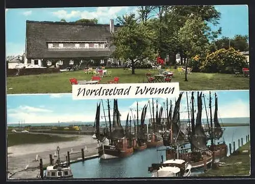 AK Wremen, Fischerkutter im Hafen