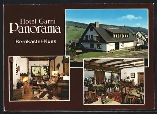 AK Bernkastel-Kues, Hotel Garni Panorama, Rebschulweg 48, Innenansichten