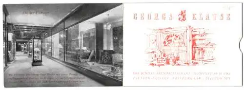 Vertreterkarte Freiburg i. Br., Abendrestaurant Georgsklause, Dietler-Passage