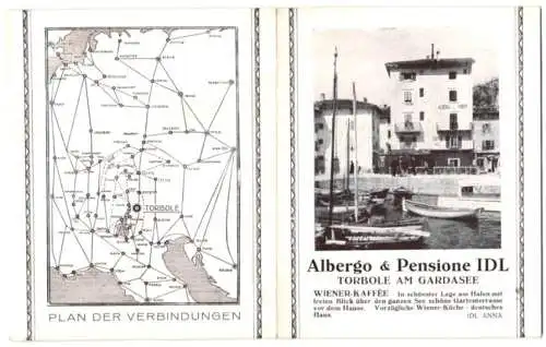 Vertreterkarte Torbole /Gardasee, Albergo & Pensione Idl, Inh. Anna Idl