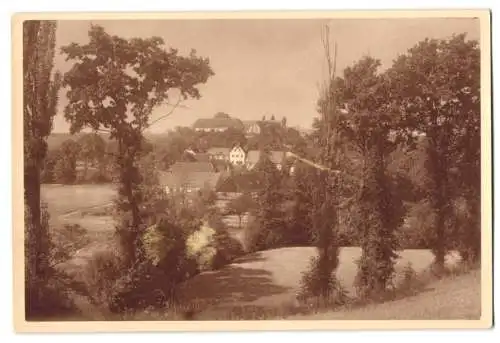 Fotografie unbekannter Fotograf, Ansicht Käbschütz, Partie am Ortsrand