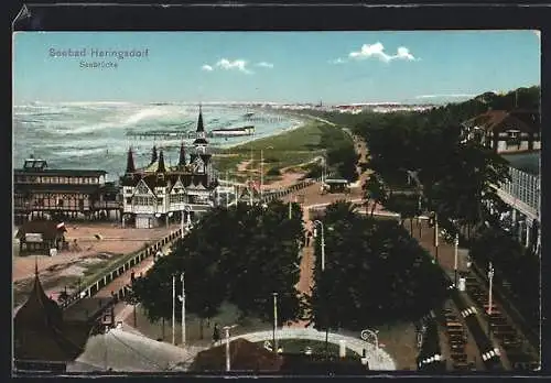 AK Heringsdorf / Seebad, Seebrücke