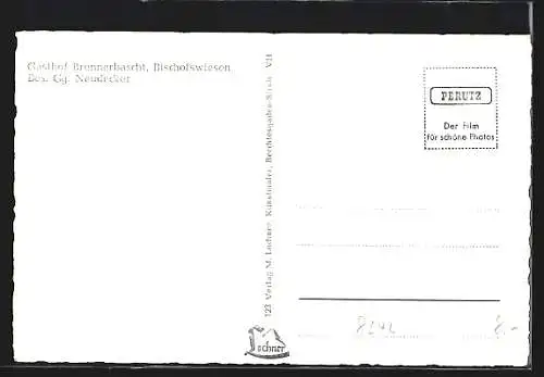 AK Bischofswiesen, Cafe-Restaurant Brennerbascht
