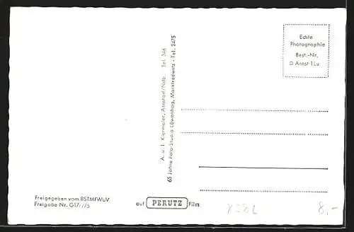 AK Arnstorf /Ndb., Gesamtansicht vom Flugzeug aus