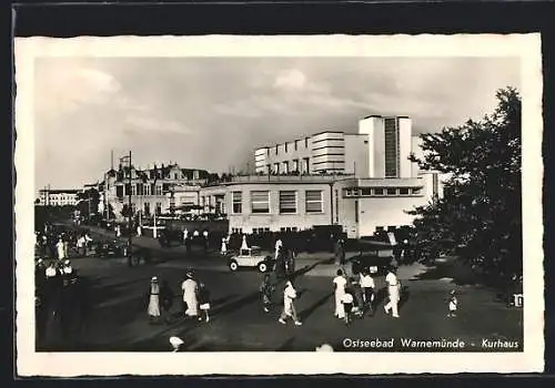 AK Warnemünde, Partie am Kurhaus