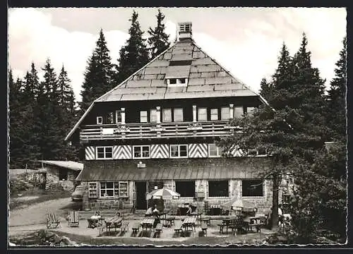 AK Seebach / Schwarzwald, Gasthaus Darmstädter Hütte