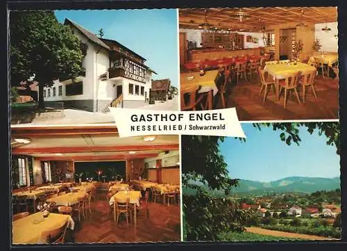 AK Nesselried /Schwarzwald, Gasthof Engel, Bes. Otto Vollmer