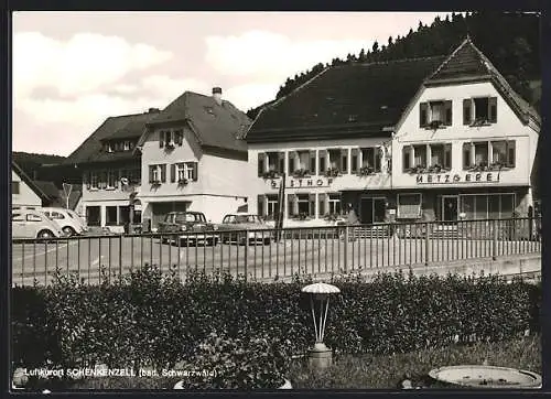 AK Schenkenzell /bad. Schwarzwald, Gasthof und Metzgerei