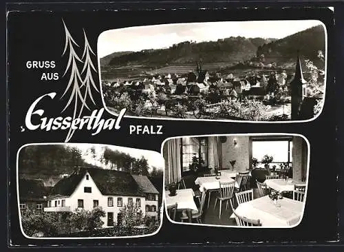 AK Eusserthal /Pfalz, Gaststätte und Pension Waldblick, Bes. Helmut Zwick