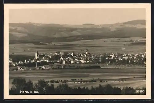 AK Horn /N.-Do., Ortsansicht aus der Ferne