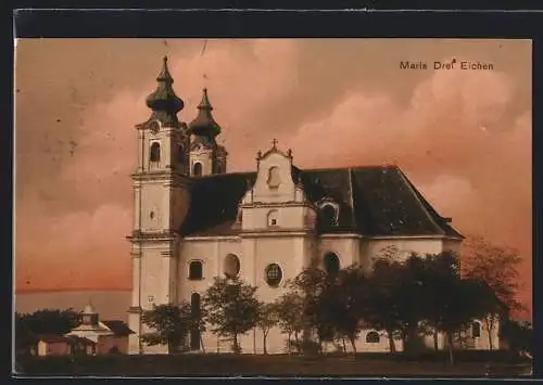 AK Maria Drei Eichen, Die Basilika