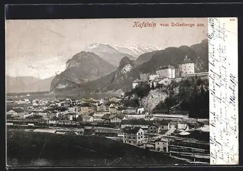 AK Kufstein /Tirol, Aussicht vom Zellerberge