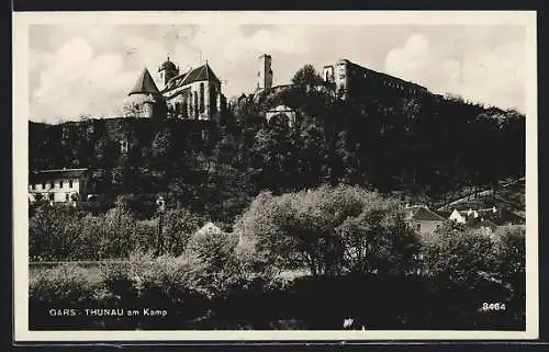 AK Gars-Thunau am Kamp, Blick auf die Festungsruine