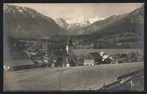 AK Altaussee, Ortsansicht mit Dachstein