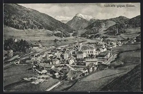 AK Steinach am Brenner, Ortsansicht gegen Süden