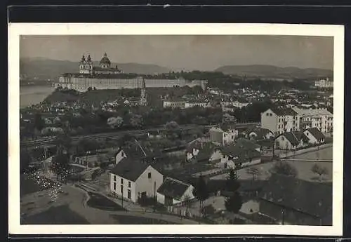 AK Melk a. d. Donau, Teilansicht mit dem Stift