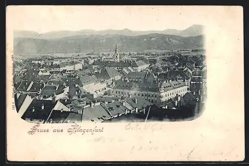 AK Klagenfurt, Blick über die Dächer