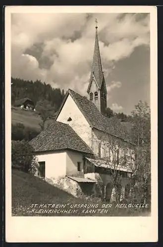 AK Kleinkirchheim /Kärnten, St. Kathrein am Ursprung der Heilquelle