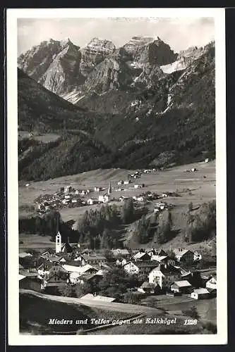 AK Mieders, Mieders und Telfes gegen die Kalkkögel