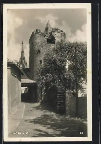 AK Horn, Blick auf Turm