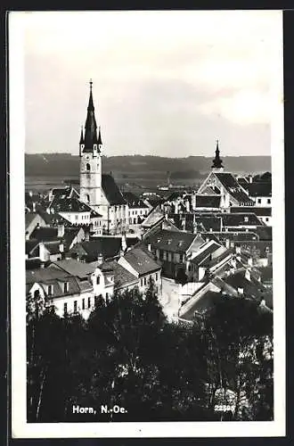 AK Horn /N. Ö., Teilansicht aus der Vogelschau