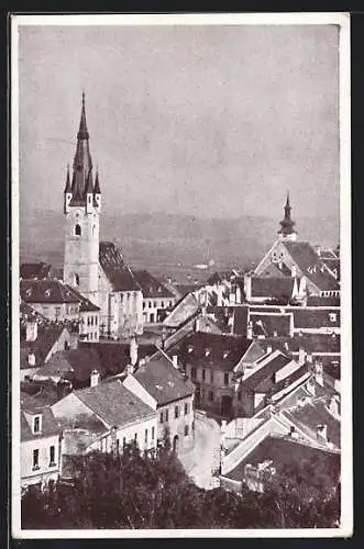 AK Horn, Blick vom Turm der Friedhofskirche